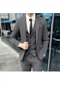 YT12-GRYLTWHSTR-2XL GRYDK  Dark Grey preorder a Tuxedo Rental Sale Purchase Ready made Malaysia Kuala Lumpur Selangor