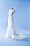 401W021 MR Pleated top Trumpet Sheer Lace Wedding Dress Designer Malaysia