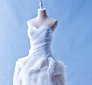 401W008 Vera Wang inspired Diana Princess Rose Ruffles Top Malaysia Wedding Dress Designer Rental