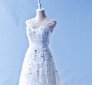 408W07 LL Illusioned neckline Princess Cap Top Malaysia Wedding Dress Designer Rental