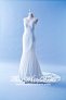 508QQ02 QQ Strap Illusioned Neck French lace Wedding Dress Designer Malaysia