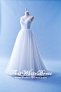 508W01 TY Strap V neck Low Back zip organza Wedding Dress Designer Malaysia