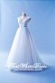 508W04 TY V neck Column Organza High Waist Wedding Dress Designer Malaysia