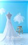 611LLW01 XN Christine Off Shoulder A line Zip Illusion backbback Wedding Dress Malaysia Rental Custom