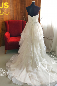 401WL004 UK14 Plus Size MR Princess Ruffles b Wedding Gown Rental Malaysia Kuala Lumpur Petaling Jaya Custom Make