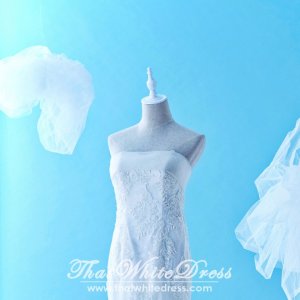71LLW01 LL Dionne Sweet Heart Trumpet Detachable panel Top Wedding Dress Designer Malaysia Custom Make