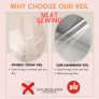 3 TWD Premium Bride Wedding Veil Plain Soft Tulle Veil Short Finger Tip/Veil Tudung Pengantin Nikah Sanding Wedding Dress
