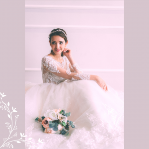 711XNW01 Adana Long Sleeves Illusion neckline fully beaded Princess 2 Church Bride Malaysia, Bride Engagement Dress Rental Malaysia, Bridal Dress Rental Malay Kuala Lumpur Rental, ROM wedding dress rental Malaysia, 