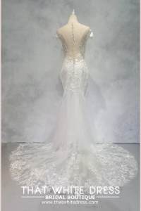 2210EL05W01 Deatricella Illusion off shoulder glitter floral trumpet Mermaid wedding dress,Church wedding dress long Sleeves Malaysia, Bridal Dress Rental Malay Kuala Lumpur Rental, Wedding Dress Rental Minimalist Malaysia