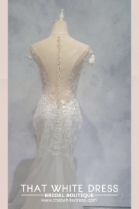 2210EL05W01 Deatricella Illusion off shoulder glitter floral trumpet Mermaid wedding dress,Church wedding dress long Sleeves Malaysia, Bridal Dress Rental Malay Kuala Lumpur Rental, Wedding Dress Rental Minimalist Malaysia