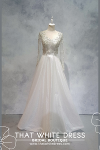 224LLW01 Ashley Spaghetti Straps LED A line (2)