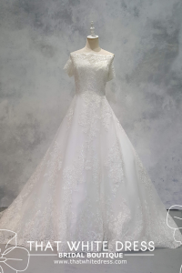 224ML03WL04 Presley PLUS Off shoulder A line  Plus Size Bridal Gown Petaling Jaya Malaysia Bridal gown rental